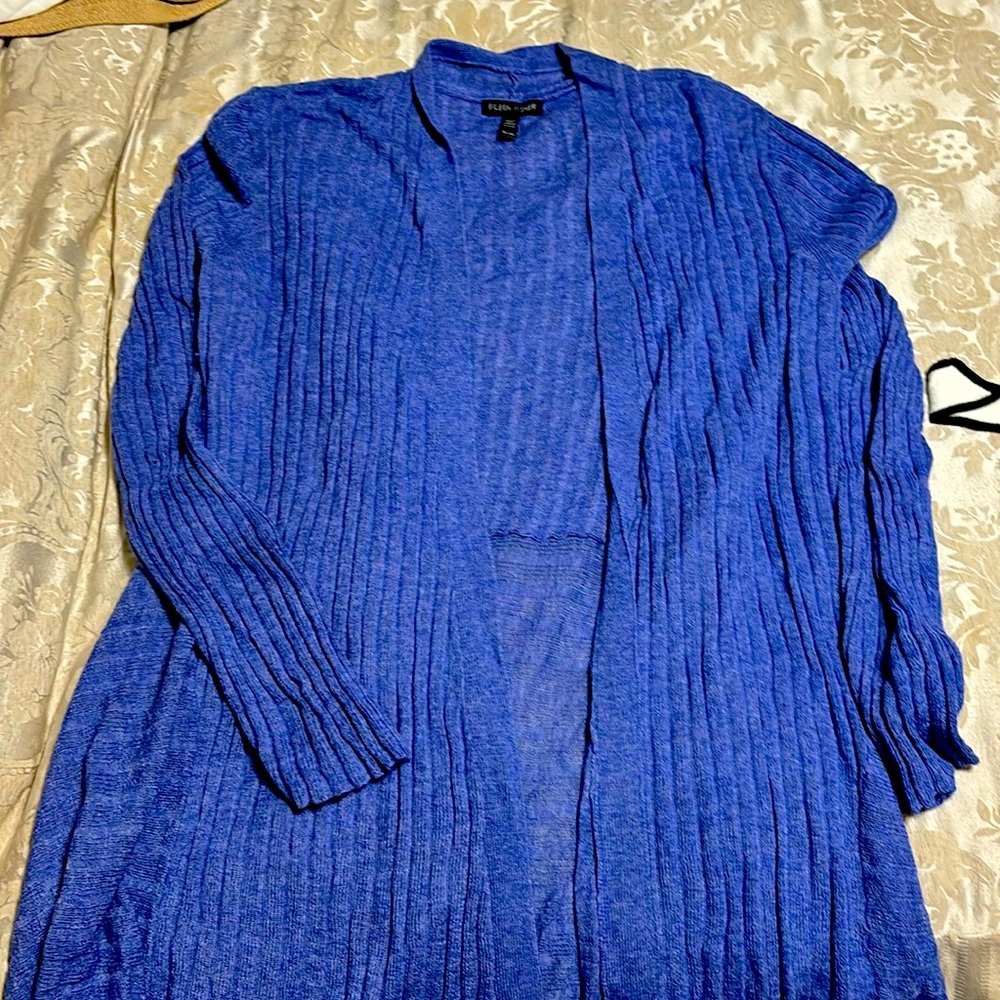 Light blue sweater jacket